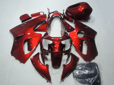 Red 2000-2001 Kawasaki ZX12R Motorcycle Fairing