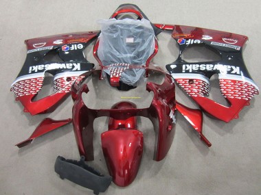 Red 2000-2002 Kawasaki ZX6R Motorcycle Bodywork