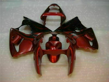 Red 2000-2002 Kawasaki ZX6R Motorcycle Fairing