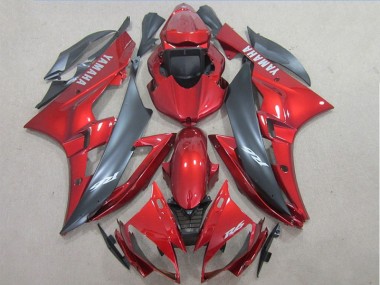 Red 2006-2007 Yamaha YZF R6 Motorcycle Fairing