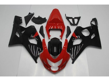 Red Black 2004-2005 Suzuki GSXR 750 Motorcycle Fairing