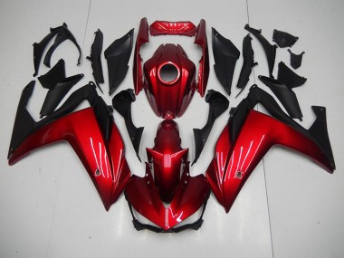 Red Black 2015-2022 Yamaha YZF R3 Motorcycle Fairings