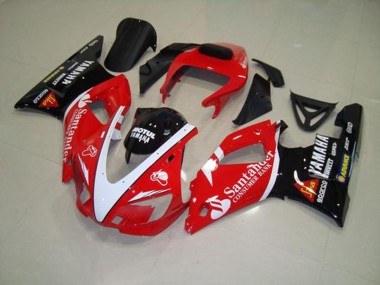 Red Black White 1998-1999 Yamaha YZF R1 Motorcycle Fairings