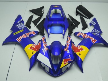 Red Bull 2002-2003 Yamaha YZF R1 Motorcycle Fairings