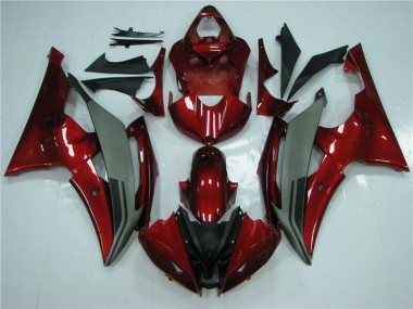 Red Grey 2008-2016 Yamaha YZF R6 Motorcycle Fairings