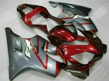 Red Silver 2001-2003 Honda CBR600 F4i Motorcycle Fairing