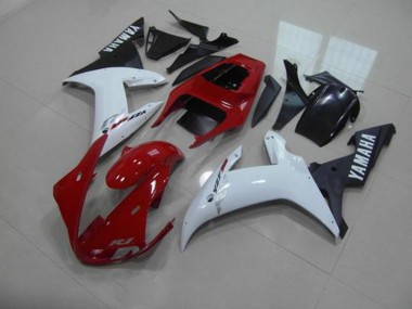 Red White Black 2002-2003 Yamaha YZF R1 Motorcycle Fairings