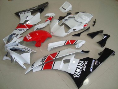 Red White Black 2006-2007 Yamaha YZF R6 Motorcycle Fairing