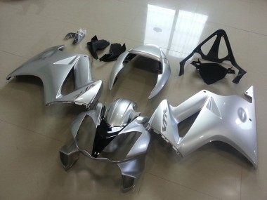 Silver 2002-2013 Honda VFR800 Motorcycle Fairings