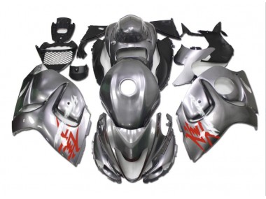 Silver 2008-2019 Suzuki GSXR 1300 Hayabusa Motorcycle Fairings