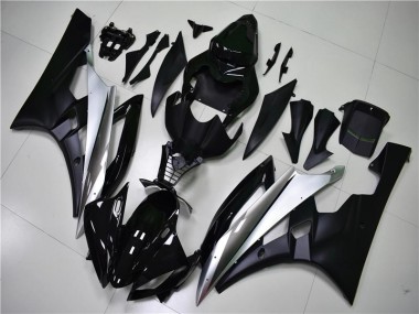 Silver Black 2006-2007 Yamaha YZF R6 Full Motorcycle Fairing Kits