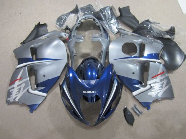 Silver Blue 1996-2007 Suzuki GSXR 1300 Hayabusa Motorcycle Fairings