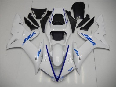 White 2002-2003 Yamaha YZF R1 Motorcycle Fairing Kits