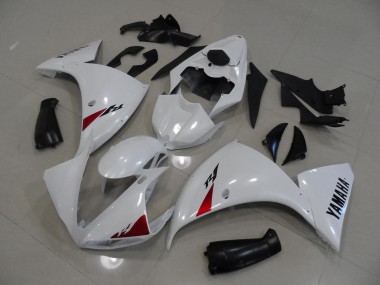 White Black 2009-2011 Yamaha YZF R1 Motorcycle Fairings