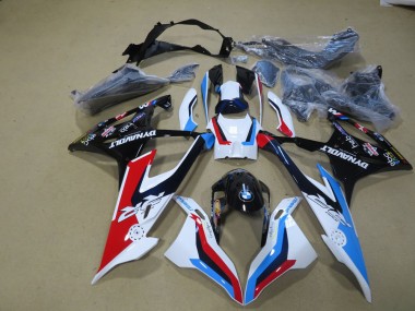 White Blue Red Black 2019-2021 BMW S1000RR Motorcycle Fairings