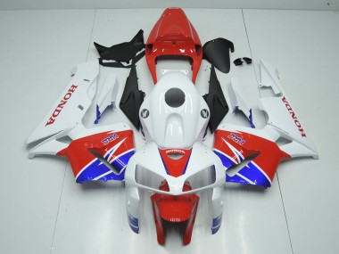 White HRC 2005-2006 Honda CBR600RR Motorcycle Fairings