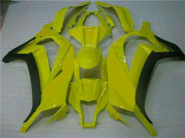 Yellow 2011-2015 Kawasaki ZX10R Motorcycle Fairings