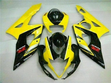 Yellow Black 2005-2006 Suzuki GSXR 1000 Motorcycle Fairings