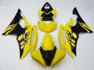 Yellow Black 2008-2016 Yamaha YZF R6 Motorcycle Fairings