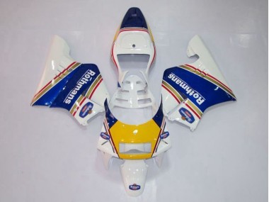 Yellow White Blue 1994-1996 Honda NSR250 MC28 P4 Motorcycle Fairings